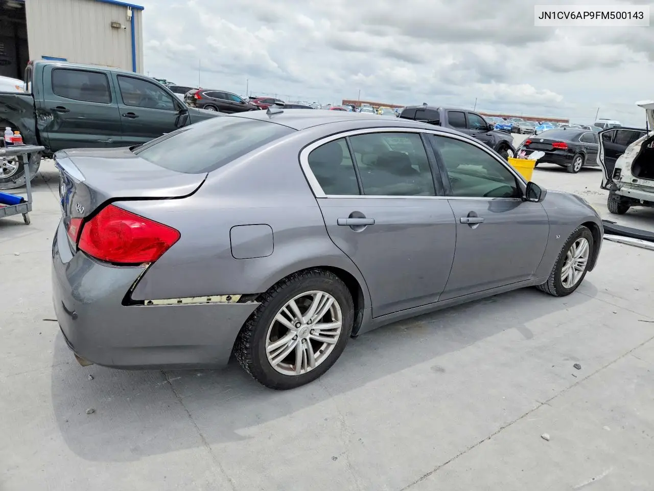 2015 Infiniti Q40 Base VIN: JN1CV6AP9FM500143 Lot: 56476746