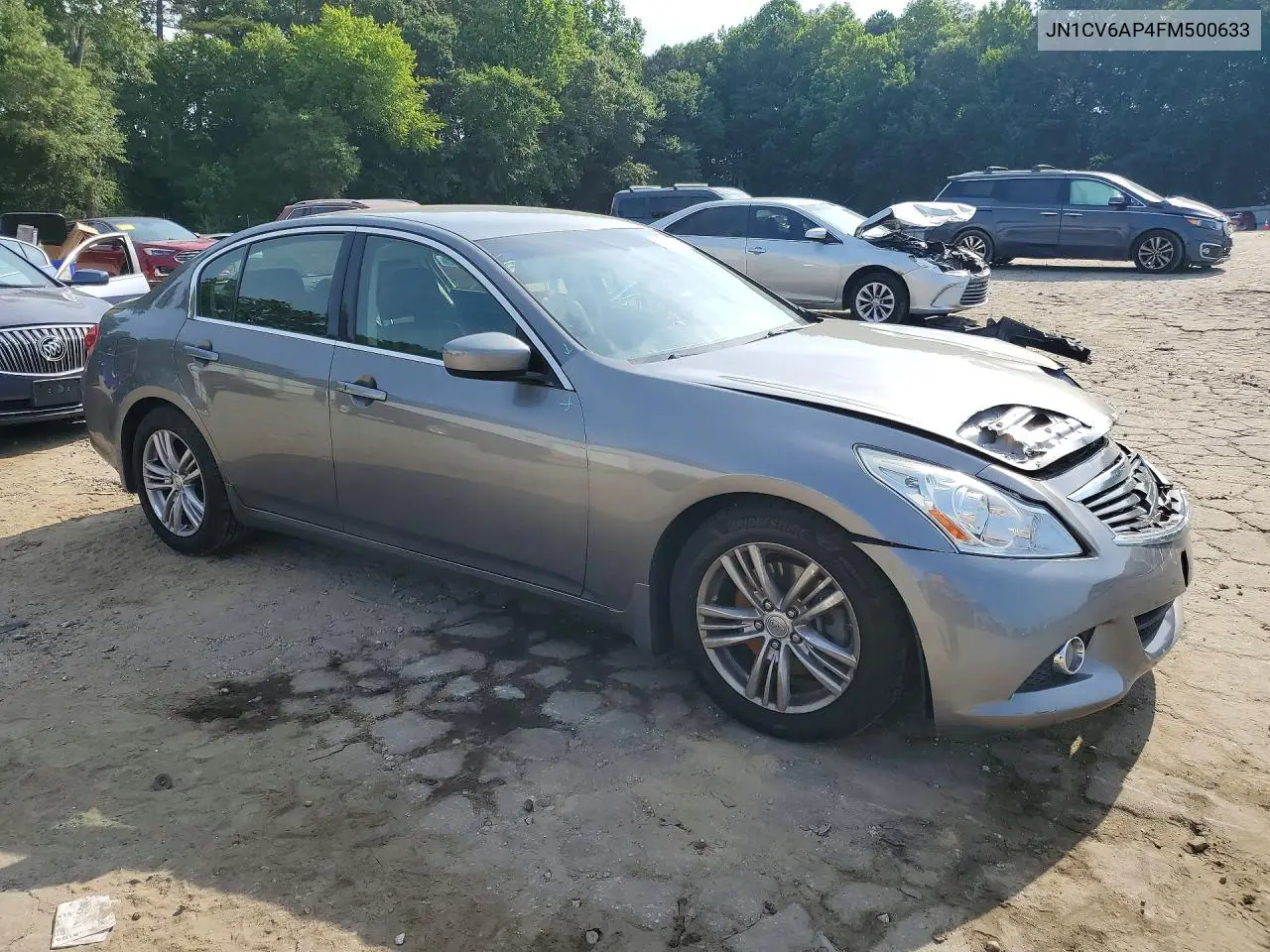 2015 Infiniti Q40 Base VIN: JN1CV6AP4FM500633 Lot: 56972376