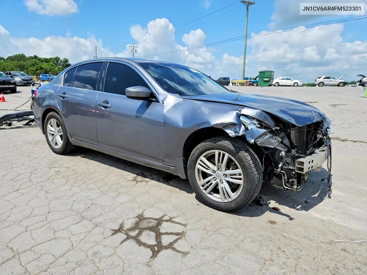 2015 Infiniti Q40 Base VIN: JN1CV6AR4FM523301 Lot: 58612376