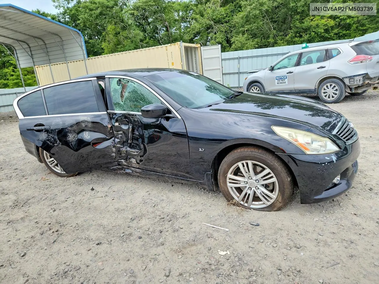 2015 Infiniti Q40 Base VIN: JN1CV6AP2FM503739 Lot: 58645066