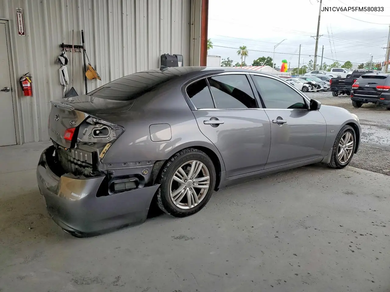 2015 Infiniti Q40 Base VIN: JN1CV6AP5FM580833 Lot: 59138366