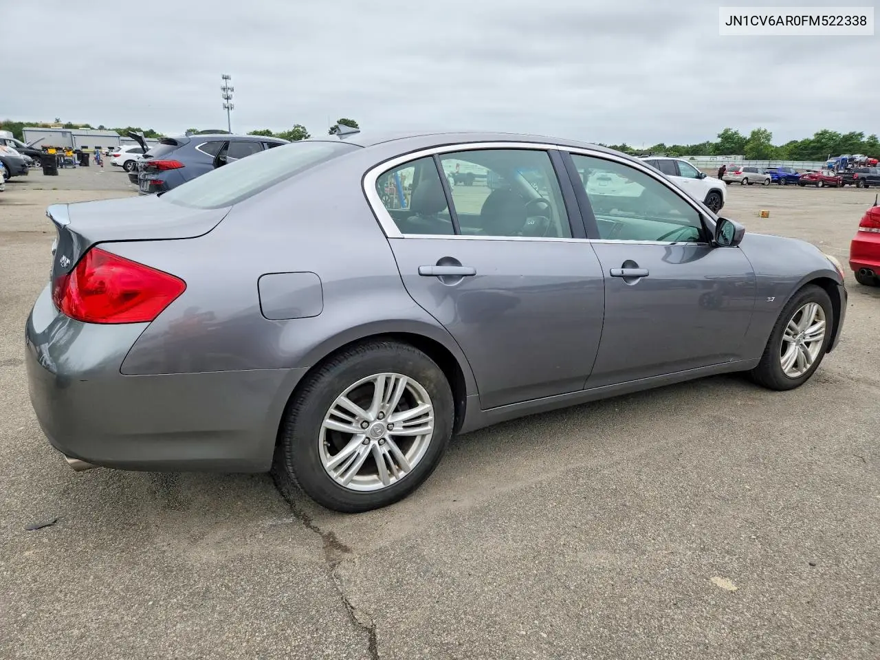 2015 Infiniti Q40 Base VIN: JN1CV6AR0FM522338 Lot: 59708906