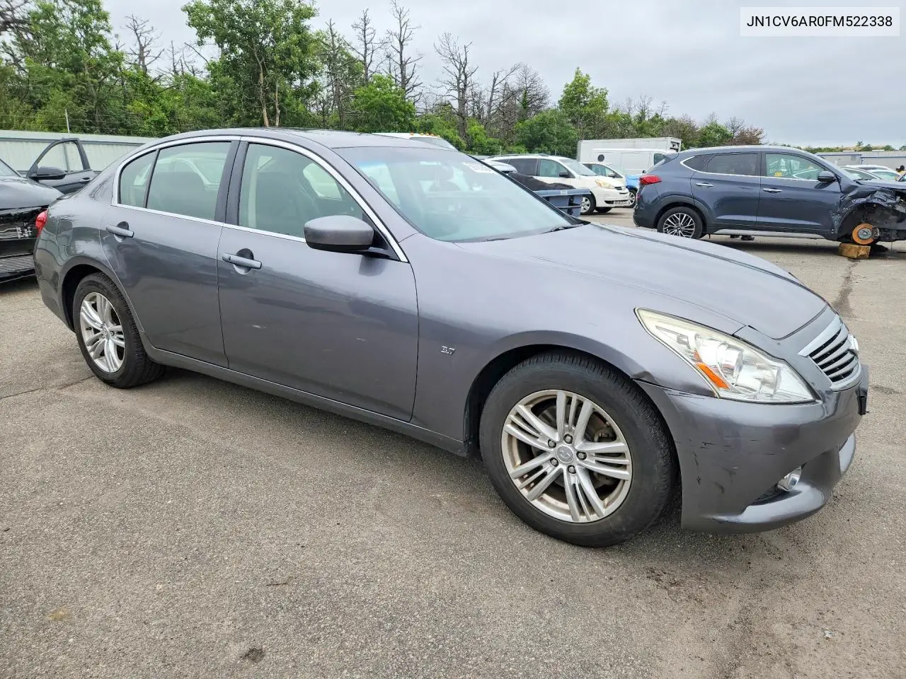 2015 Infiniti Q40 Base VIN: JN1CV6AR0FM522338 Lot: 59708906