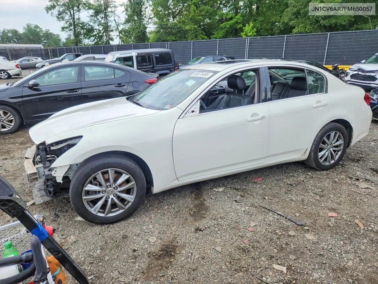 2015 Infiniti Q40 Base VIN: JN1CV6AR7FM650057 Lot: 60875466