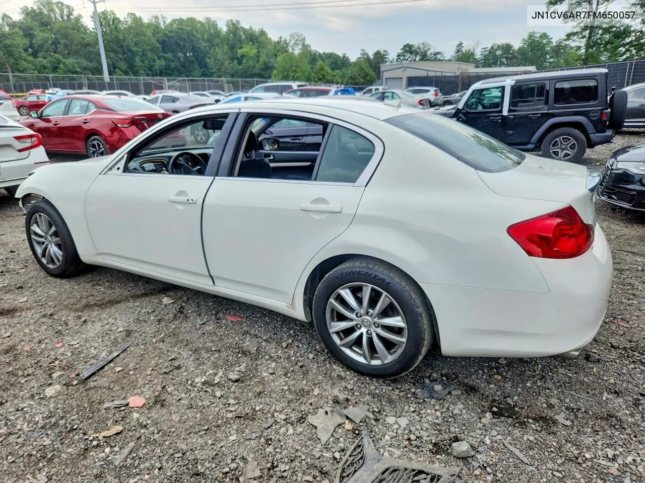 2015 Infiniti Q40 Base VIN: JN1CV6AR7FM650057 Lot: 60875466