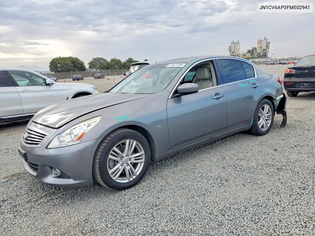 2015 Infiniti Q40 Base VIN: JN1CV6AP3FM502941 Lot: 61627266