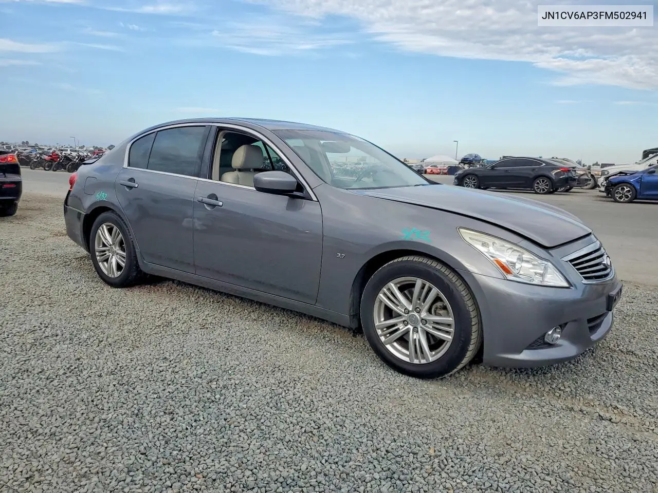 2015 Infiniti Q40 Base VIN: JN1CV6AP3FM502941 Lot: 61627266