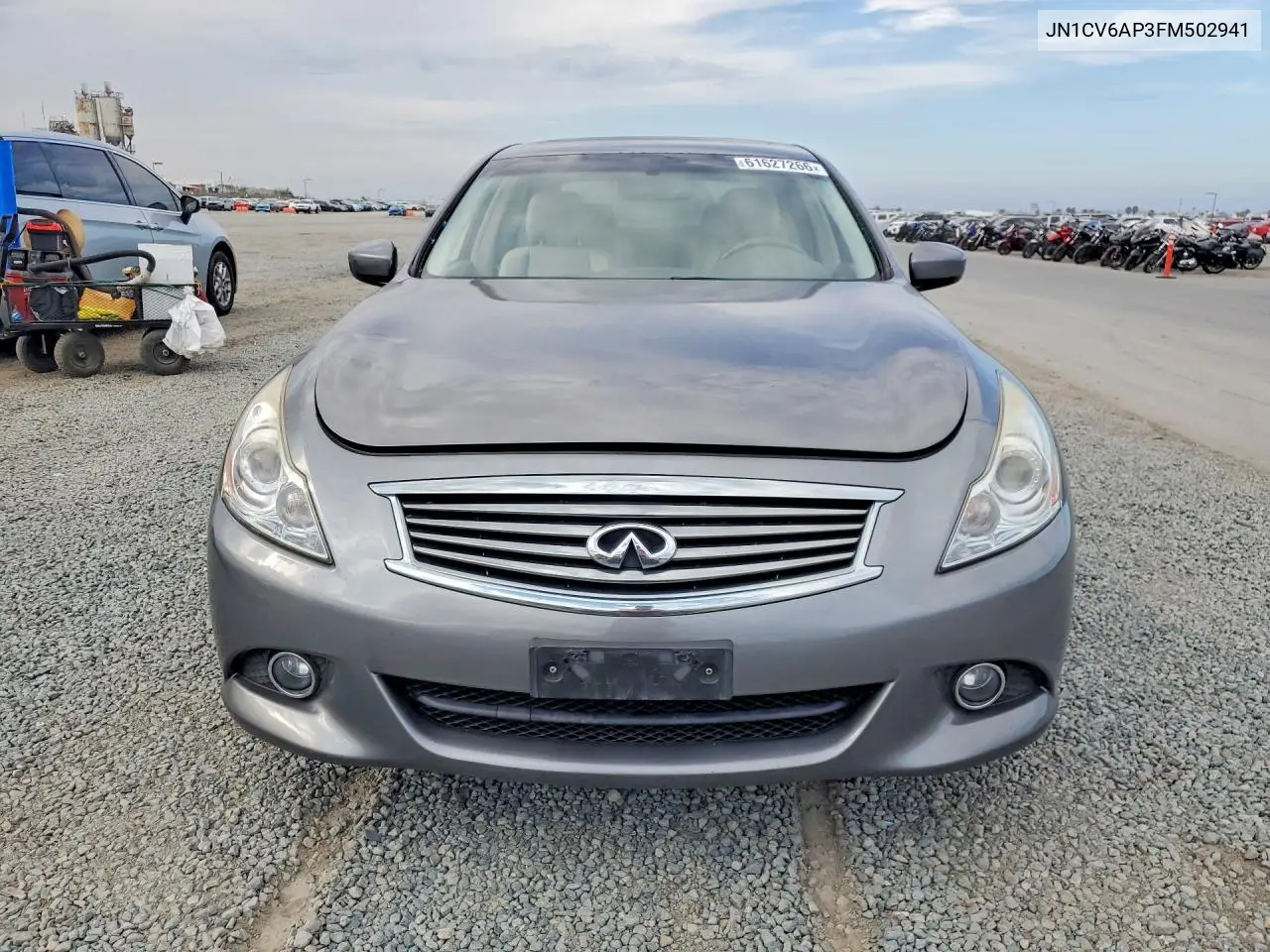 2015 Infiniti Q40 Base VIN: JN1CV6AP3FM502941 Lot: 61627266