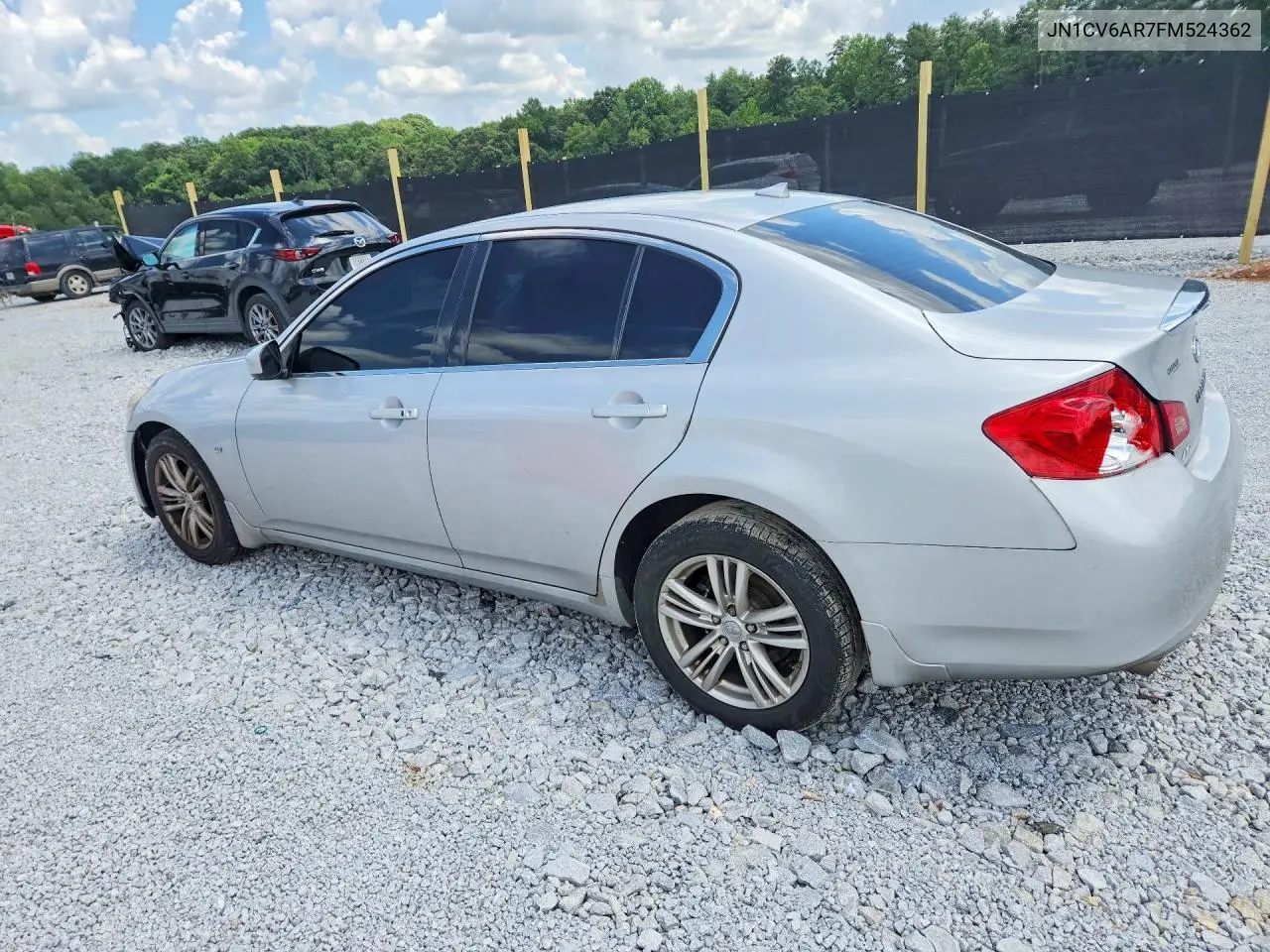 2015 Infiniti Q40 Base VIN: JN1CV6AR7FM524362 Lot: 61870546