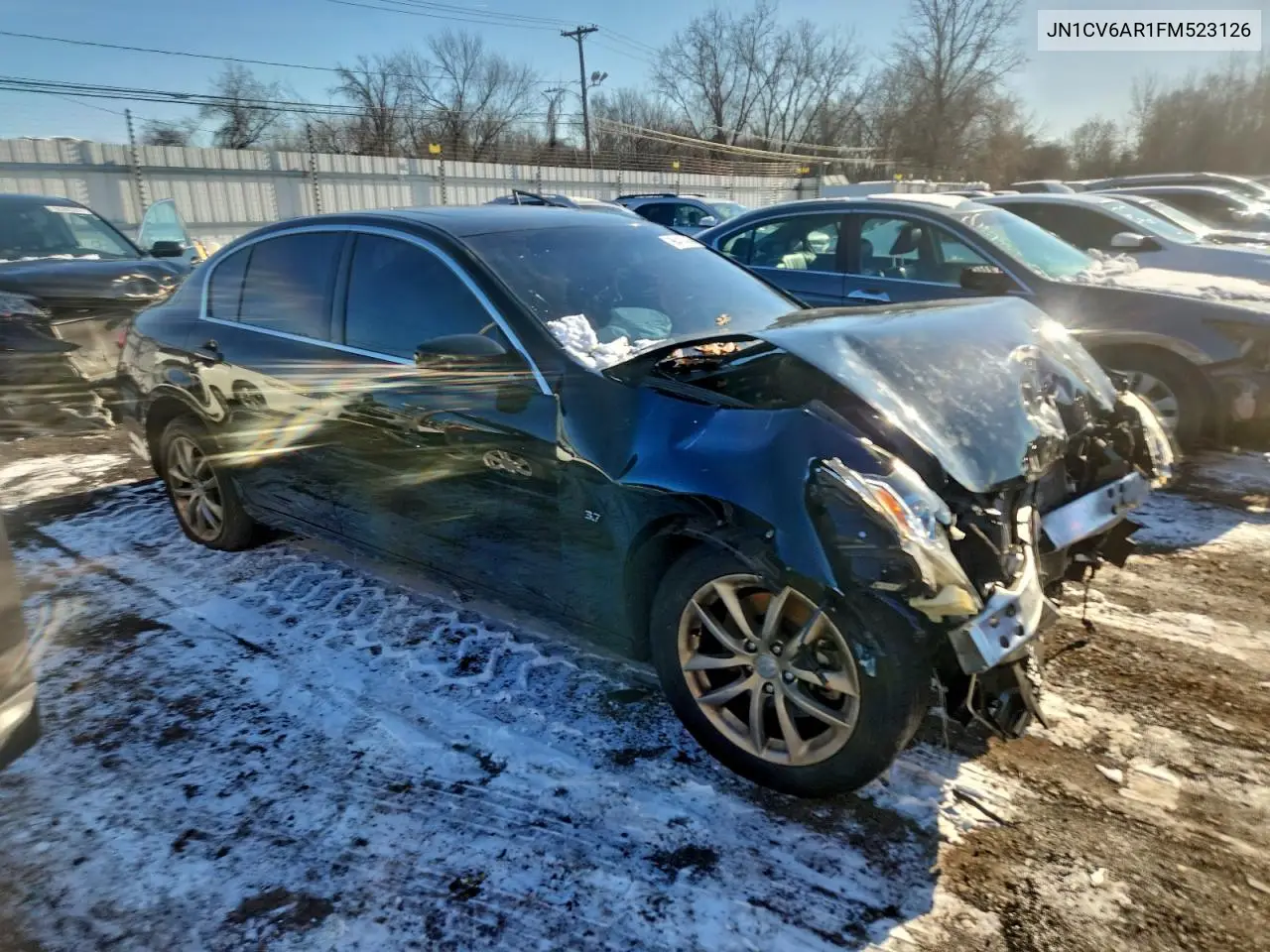 2015 Infiniti Q40 Base VIN: JN1CV6AR1FM523126 Lot: 96414345