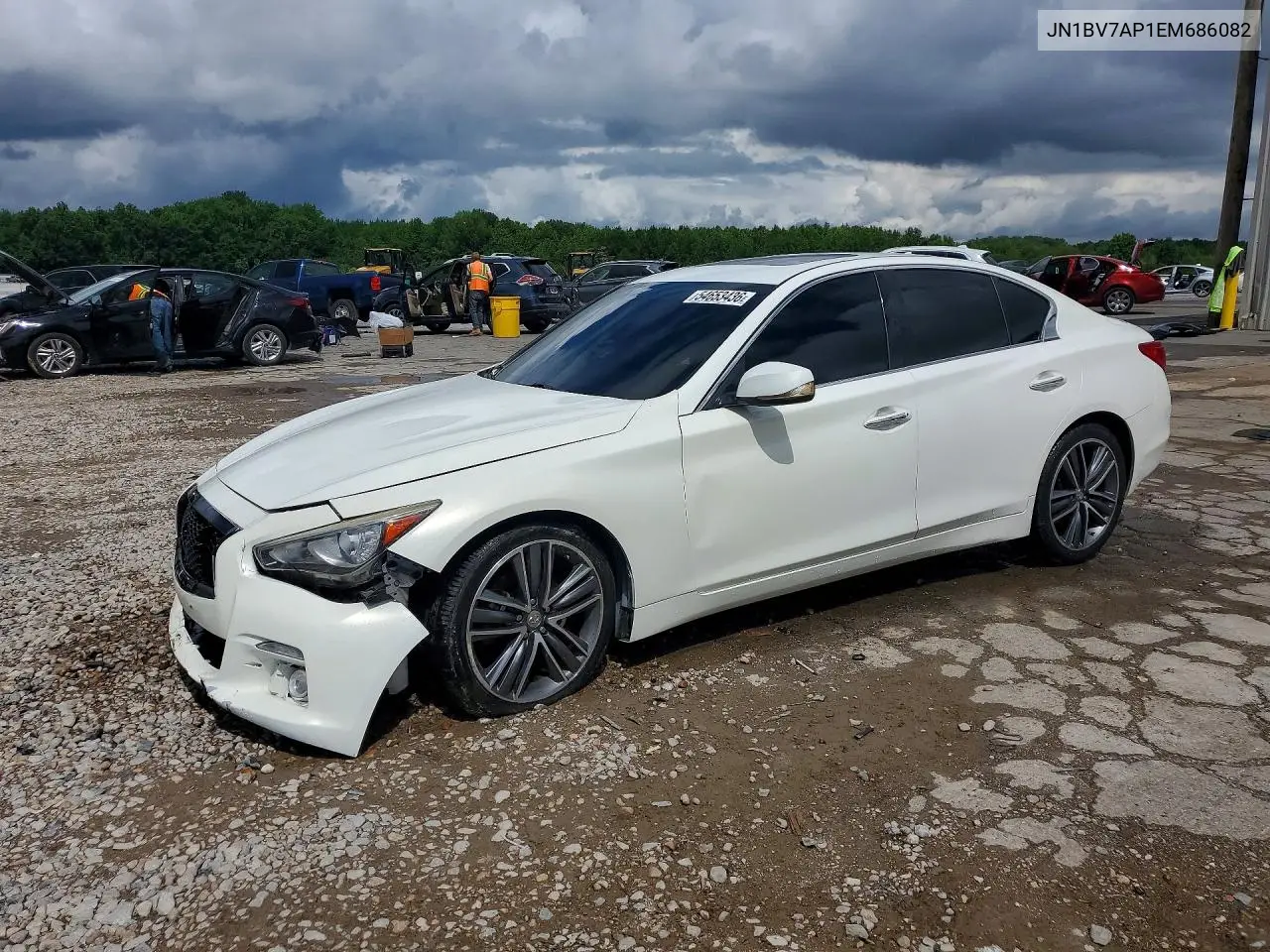 JN1BV7AP1EM686082 2014 Infiniti Q50 Premium