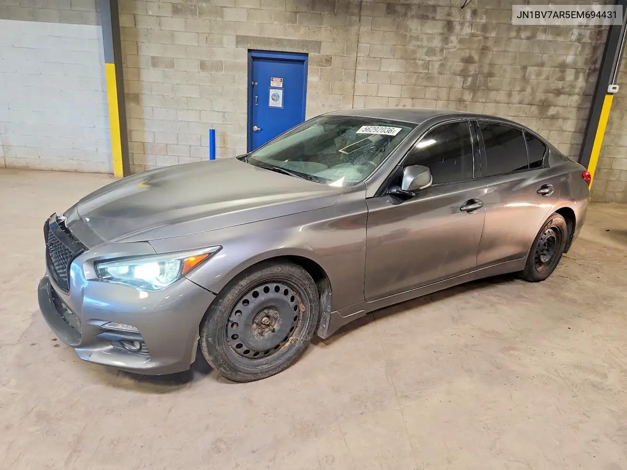 2014 Infiniti Q50 Premium VIN: JN1BV7AR5EM694431 Lot: 56292036