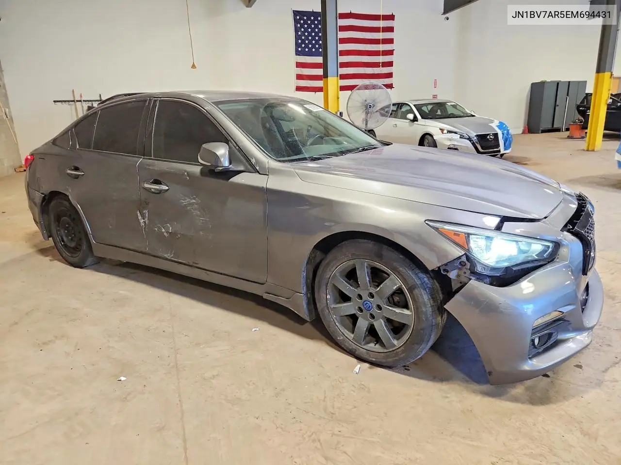 2014 Infiniti Q50 Premium VIN: JN1BV7AR5EM694431 Lot: 56292036