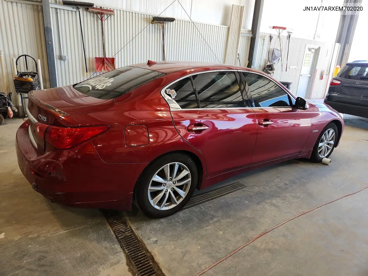 2014 Infiniti Q50 Hybrid Premium VIN: JN1AV7ARXEM702020 Lot: 56978716