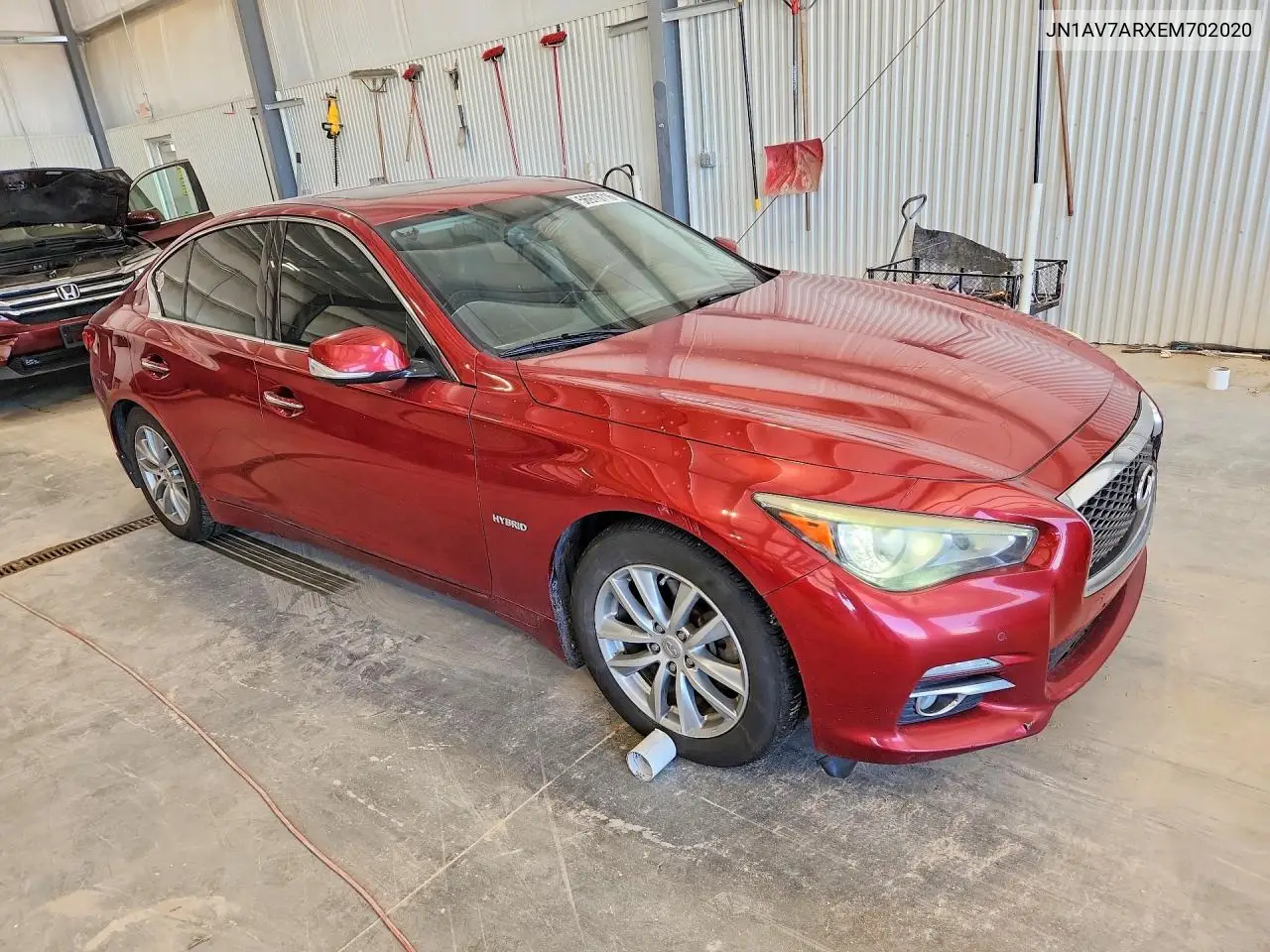 2014 Infiniti Q50 Hybrid Premium VIN: JN1AV7ARXEM702020 Lot: 56978716