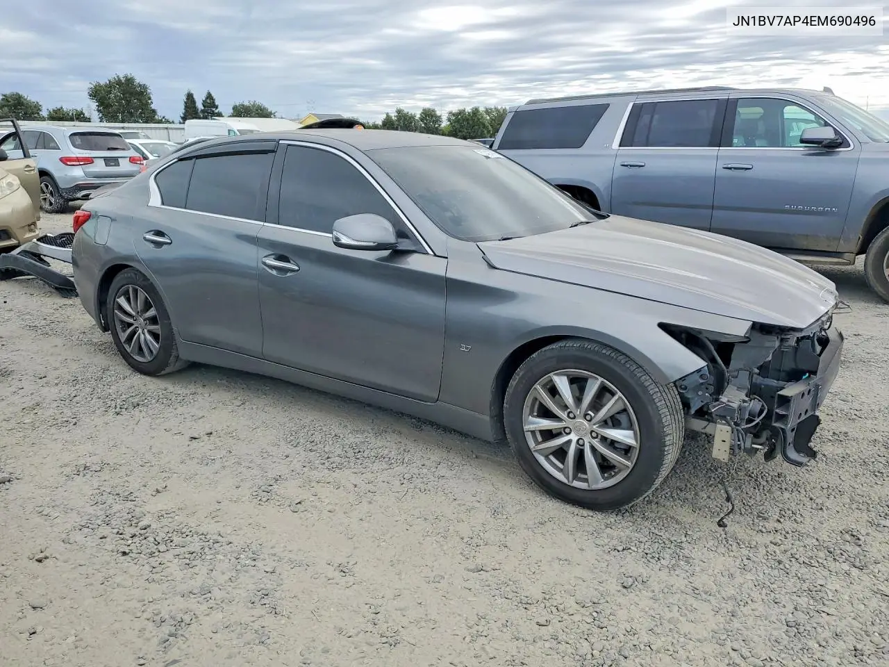 2014 Infiniti Q50 Premium VIN: JN1BV7AP4EM690496 Lot: 57497976