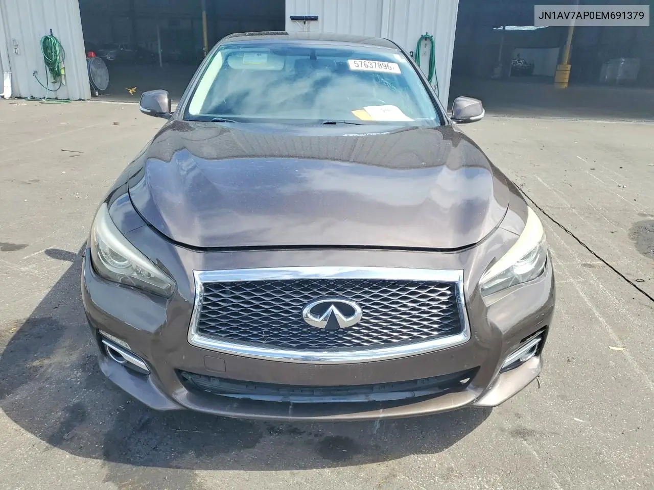 2014 Infiniti Q50 Hybrid Premium VIN: JN1AV7AP0EM691379 Lot: 57637896