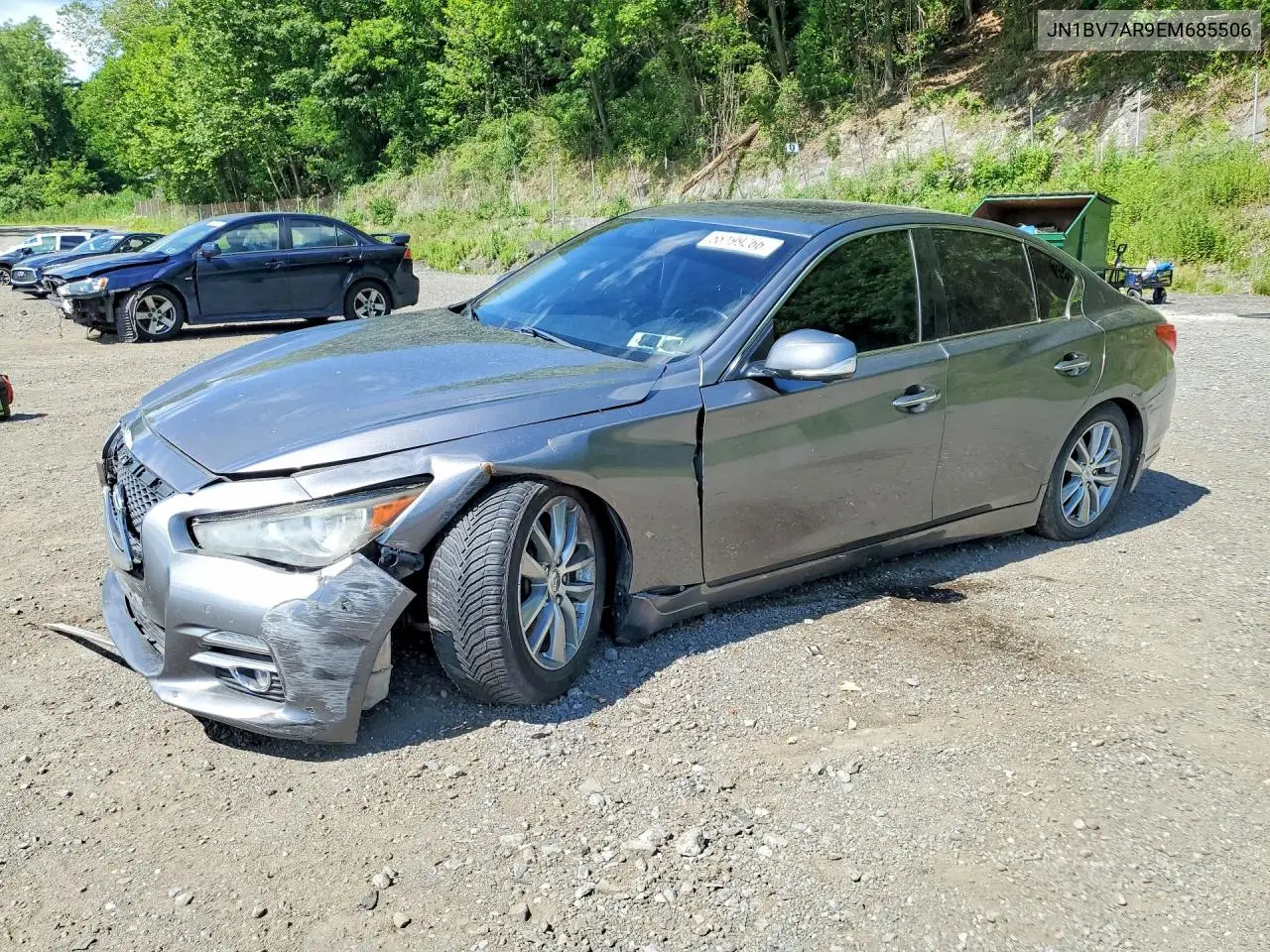 2014 Infiniti Q50 Premium VIN: JN1BV7AR9EM685506 Lot: 58199266