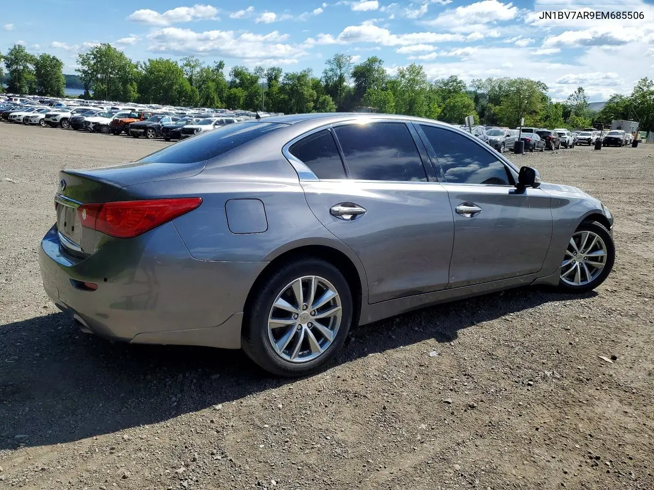 2014 Infiniti Q50 Premium VIN: JN1BV7AR9EM685506 Lot: 58199266