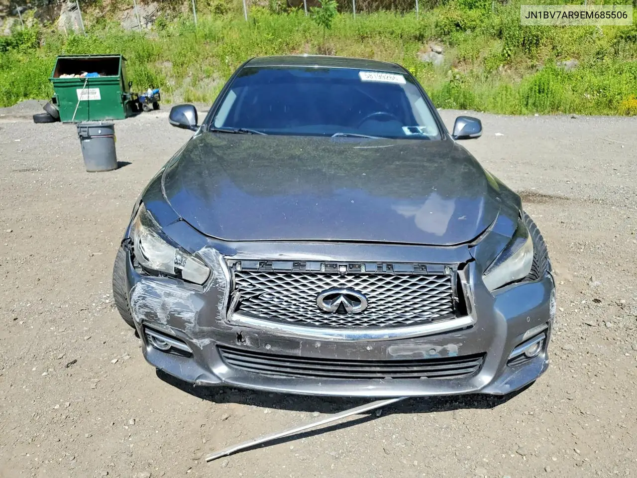 2014 Infiniti Q50 Premium VIN: JN1BV7AR9EM685506 Lot: 58199266