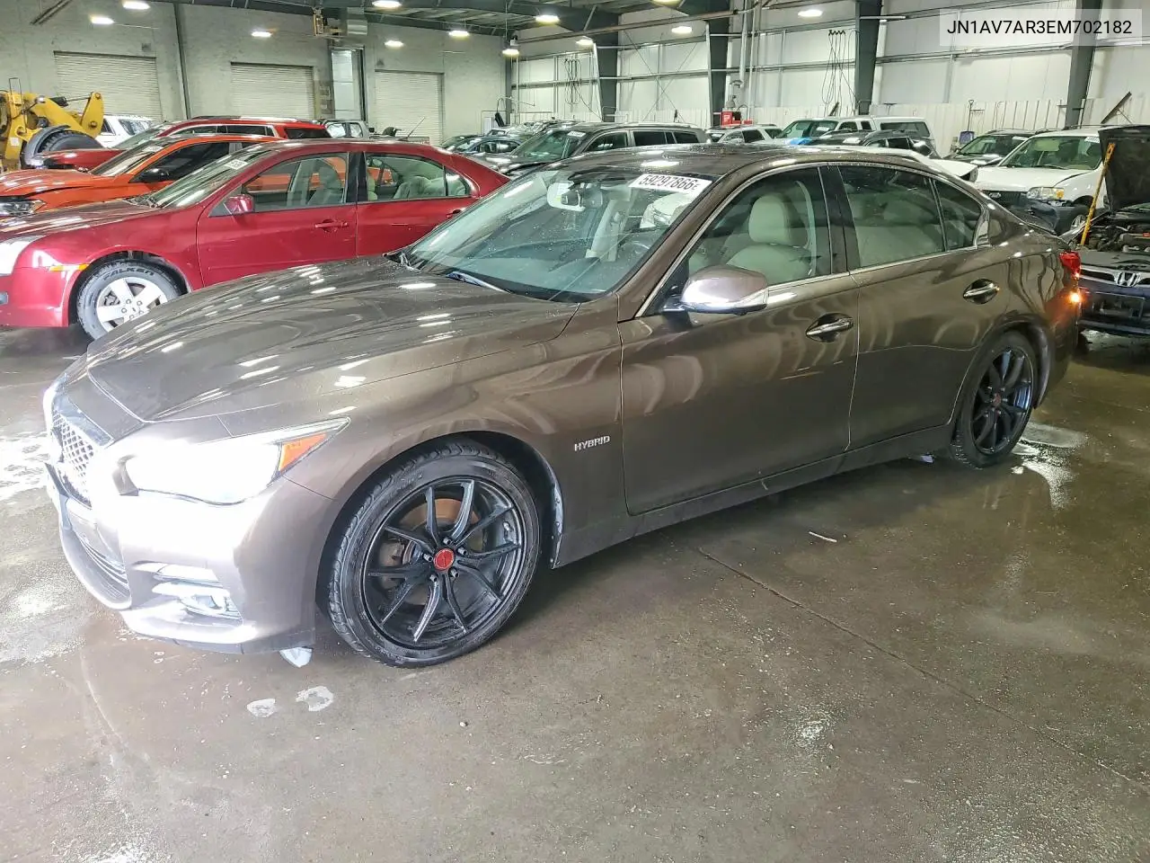 2014 Infiniti Q50 Hybrid Premium VIN: JN1AV7AR3EM702182 Lot: 59297866
