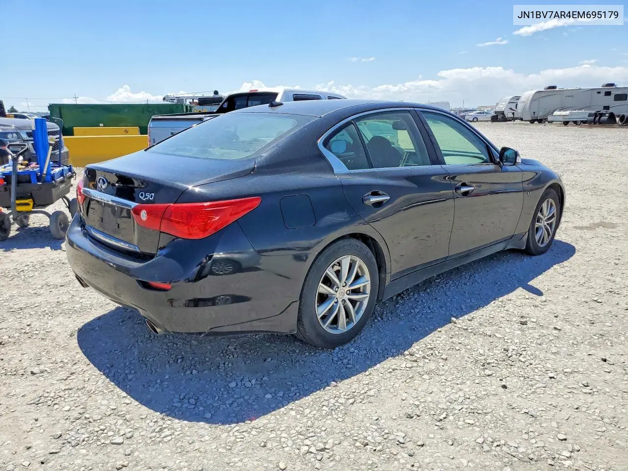 2014 Infiniti Q50 Premium VIN: JN1BV7AR4EM695179 Lot: 60062796