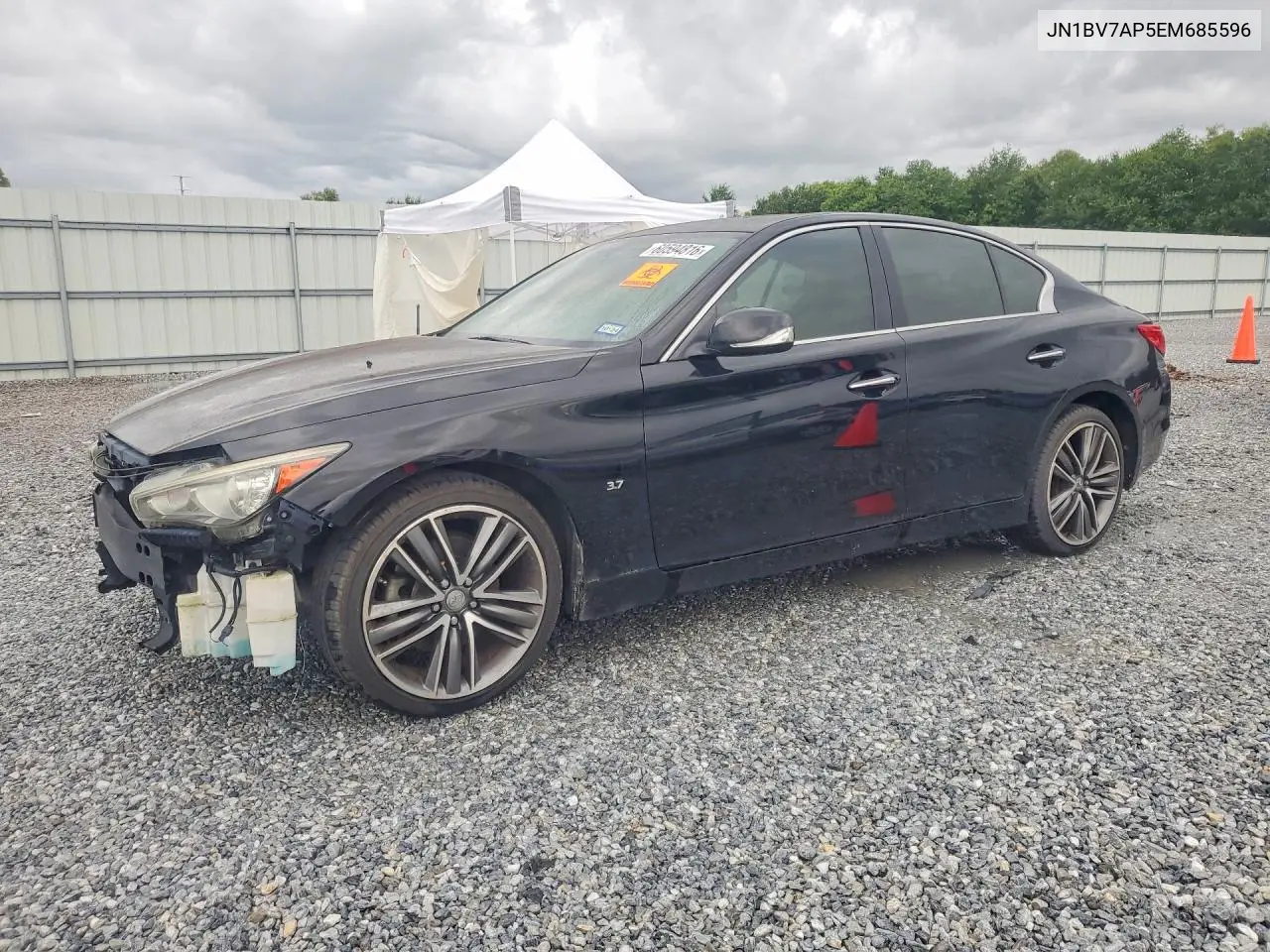 2014 Infiniti Q50 Premium VIN: JN1BV7AP5EM685596 Lot: 60594816
