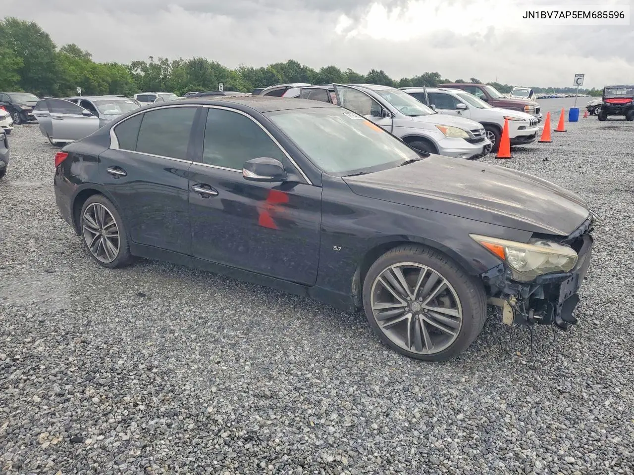 2014 Infiniti Q50 Premium VIN: JN1BV7AP5EM685596 Lot: 60594816
