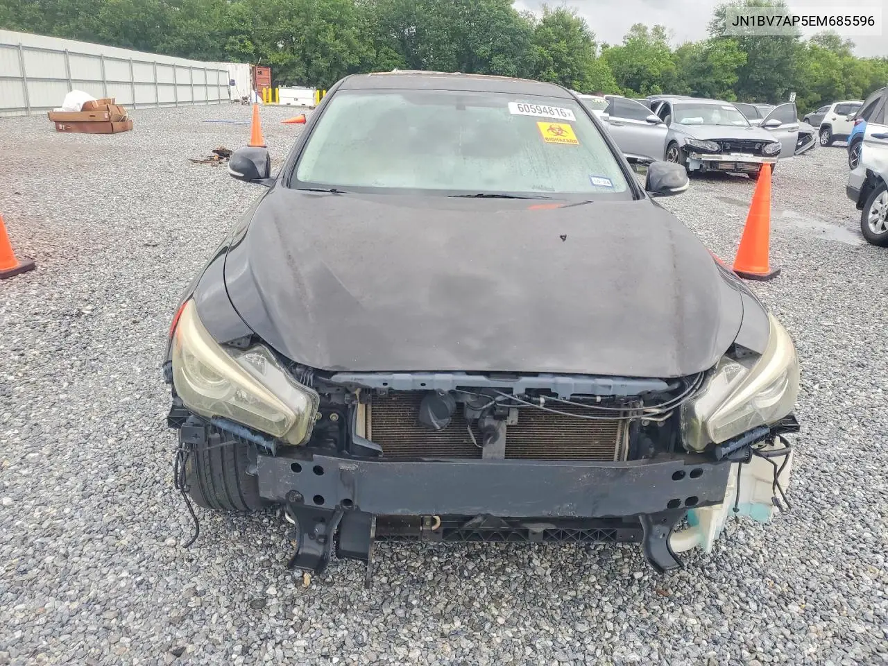 2014 Infiniti Q50 Premium VIN: JN1BV7AP5EM685596 Lot: 60594816