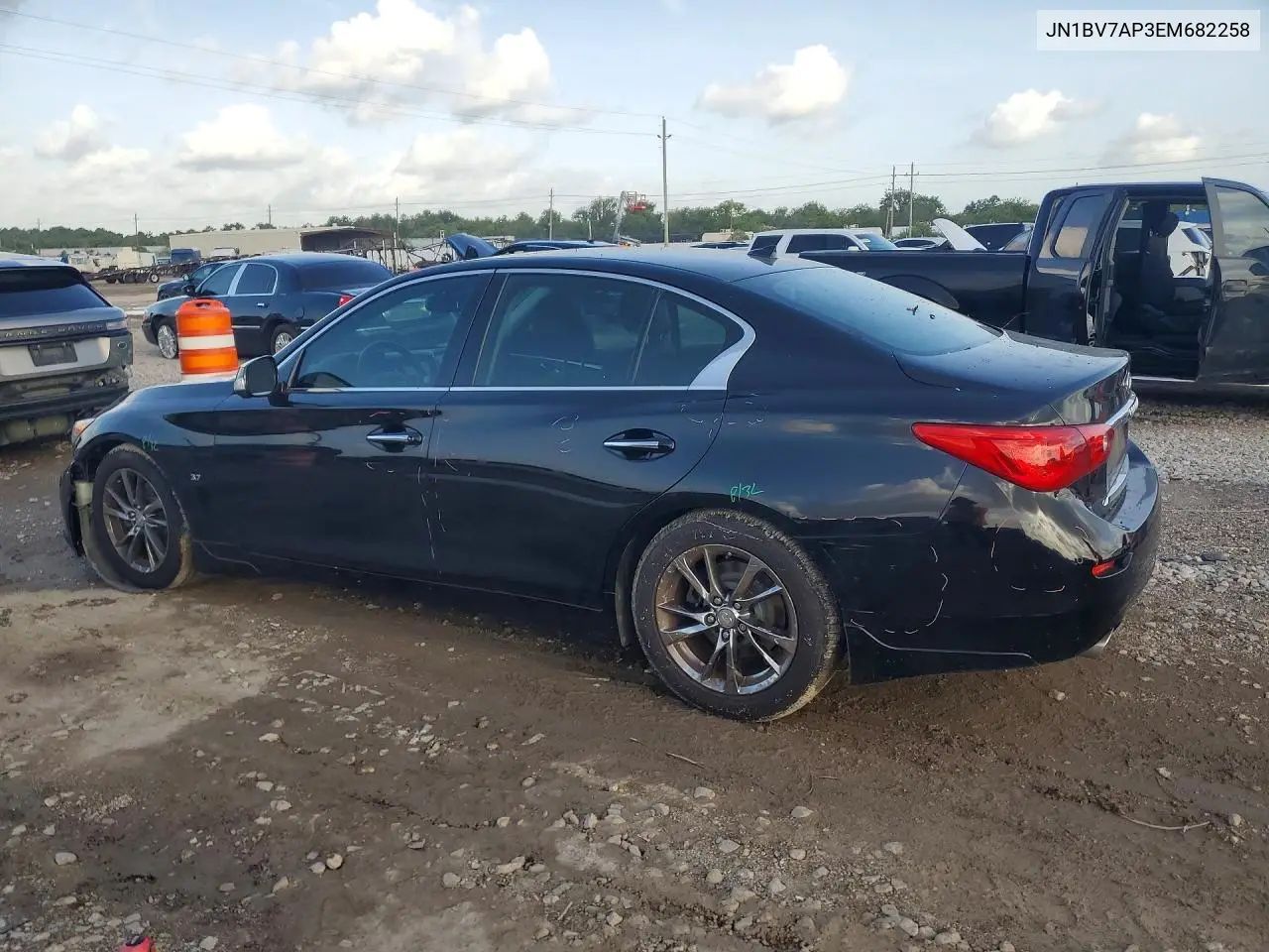 2014 Infiniti Q50 Premium VIN: JN1BV7AP3EM682258 Lot: 60826276