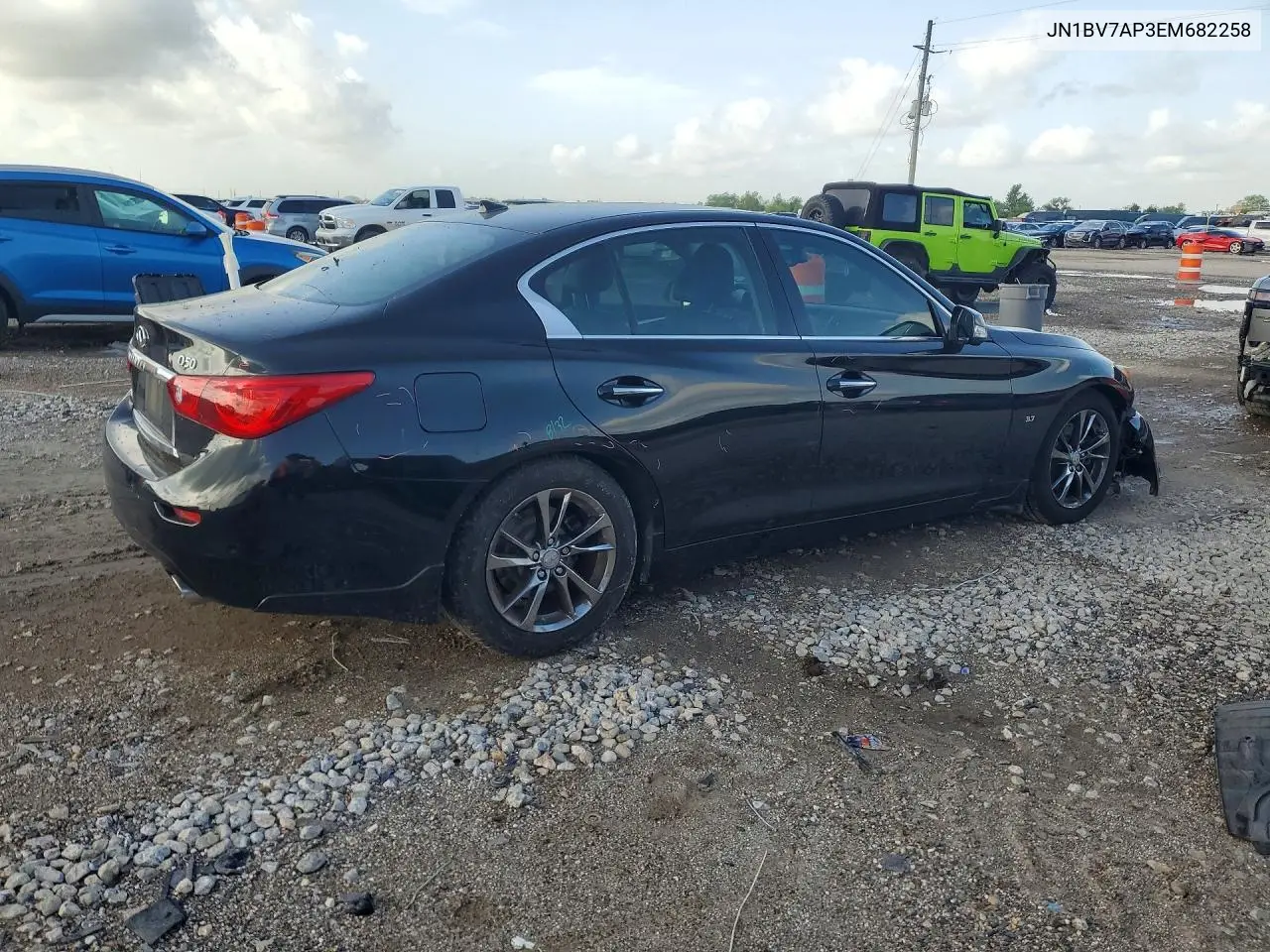 2014 Infiniti Q50 Premium VIN: JN1BV7AP3EM682258 Lot: 60826276