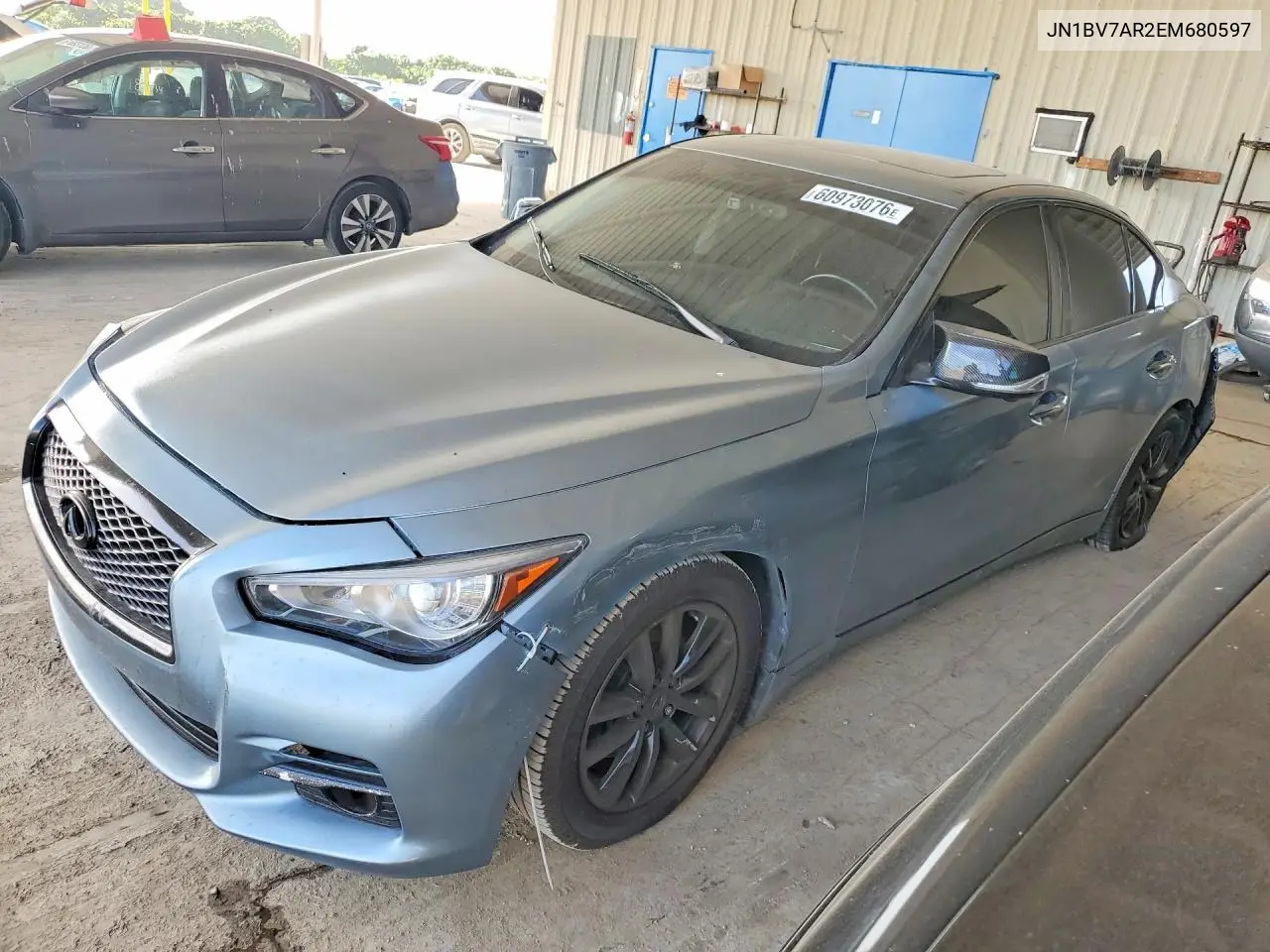 2014 Infiniti Q50 Base VIN: JN1BV7AR2EM680597 Lot: 60973076