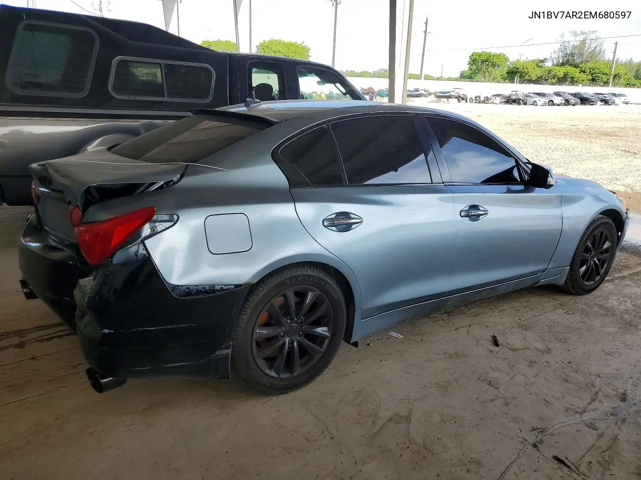 2014 Infiniti Q50 Base VIN: JN1BV7AR2EM680597 Lot: 60973076