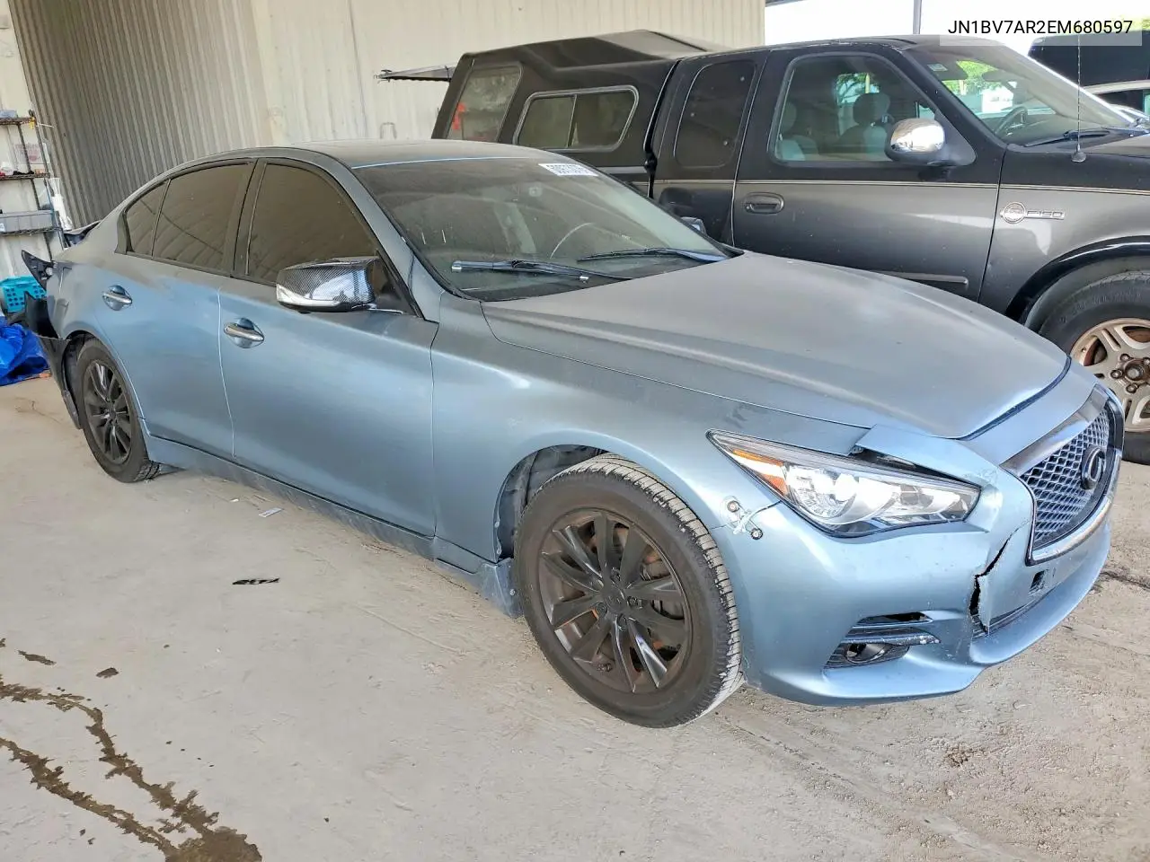2014 Infiniti Q50 Base VIN: JN1BV7AR2EM680597 Lot: 60973076