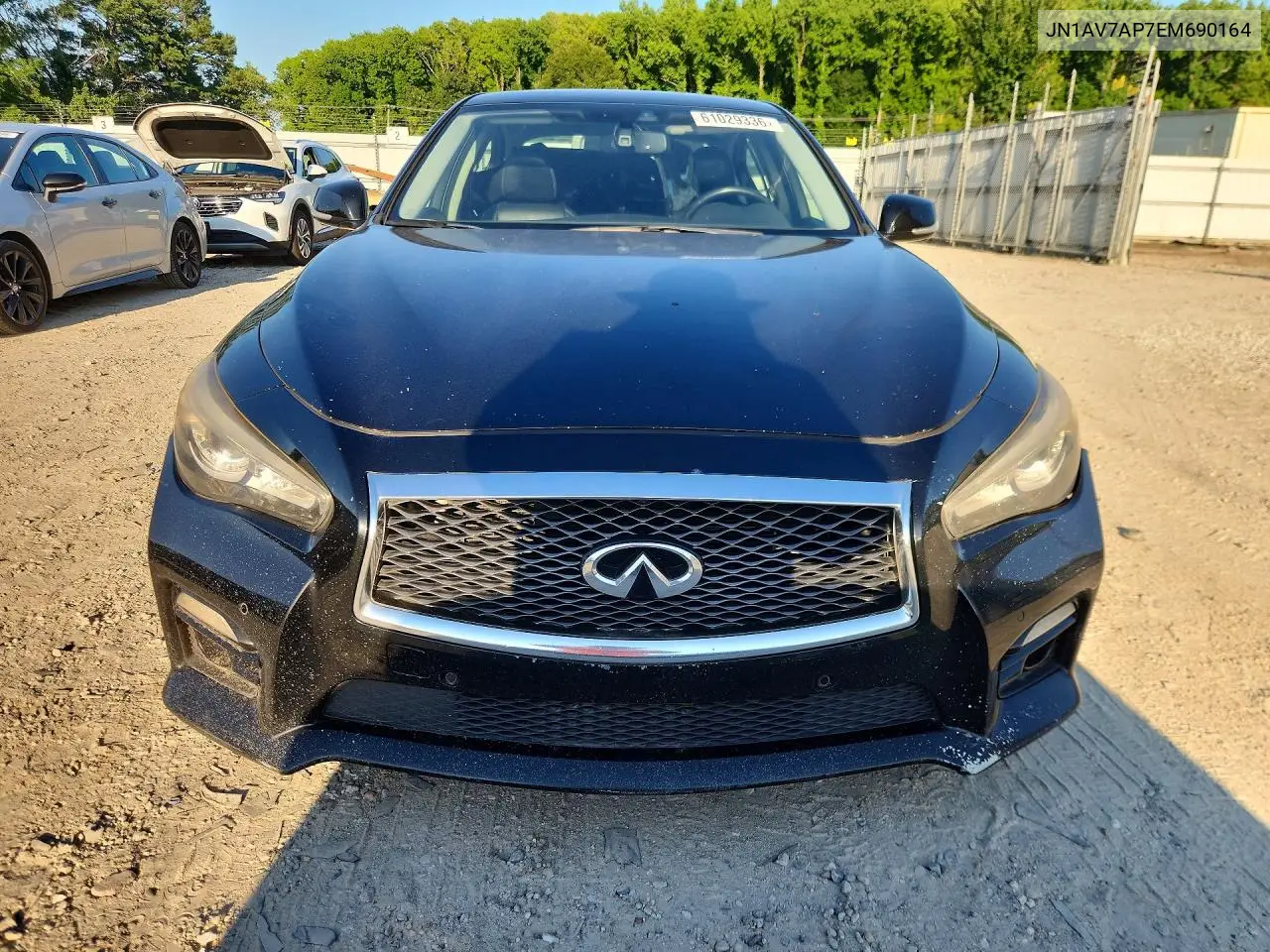 2014 Infiniti Q50 Hybrid Premium/Hybrid Sport VIN: JN1AV7AP7EM690164 Lot: 61029336
