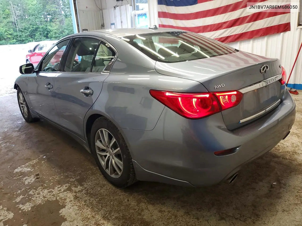 2014 Infiniti Q50 Base VIN: JN1BV7AR8EM686050 Lot: 61186426