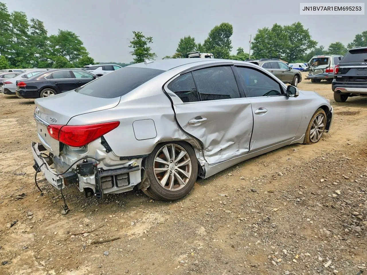 2014 Infiniti Q50 Premium VIN: JN1BV7AR1EM695253 Lot: 61233816