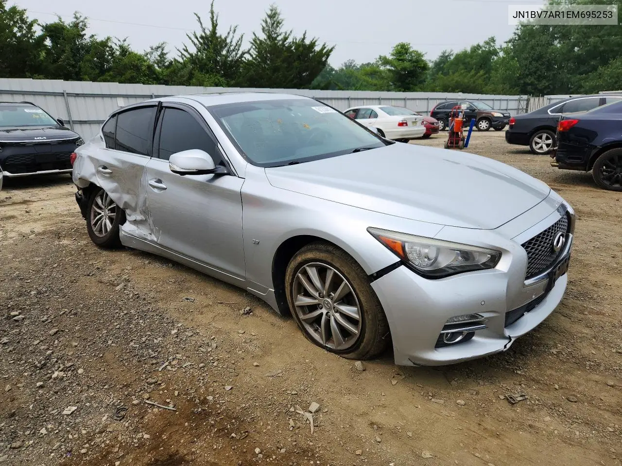2014 Infiniti Q50 Premium VIN: JN1BV7AR1EM695253 Lot: 61233816