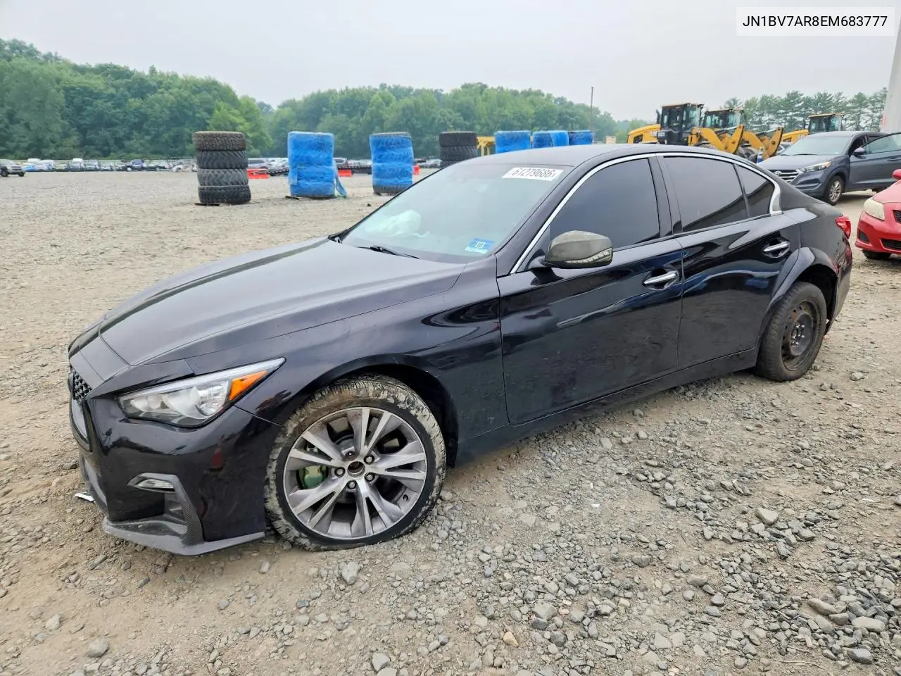 2014 Infiniti Q50 Base VIN: JN1BV7AR8EM683777 Lot: 61279686