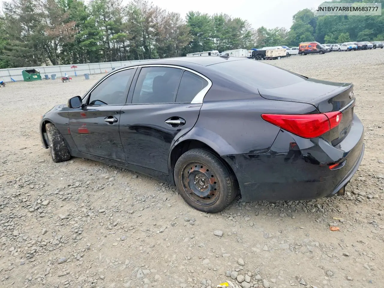 2014 Infiniti Q50 Base VIN: JN1BV7AR8EM683777 Lot: 61279686
