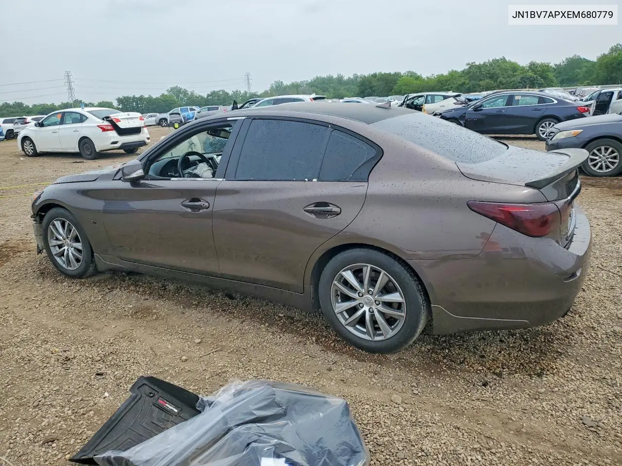 2014 Infiniti Q50 Premium VIN: JN1BV7APXEM680779 Lot: 61434556