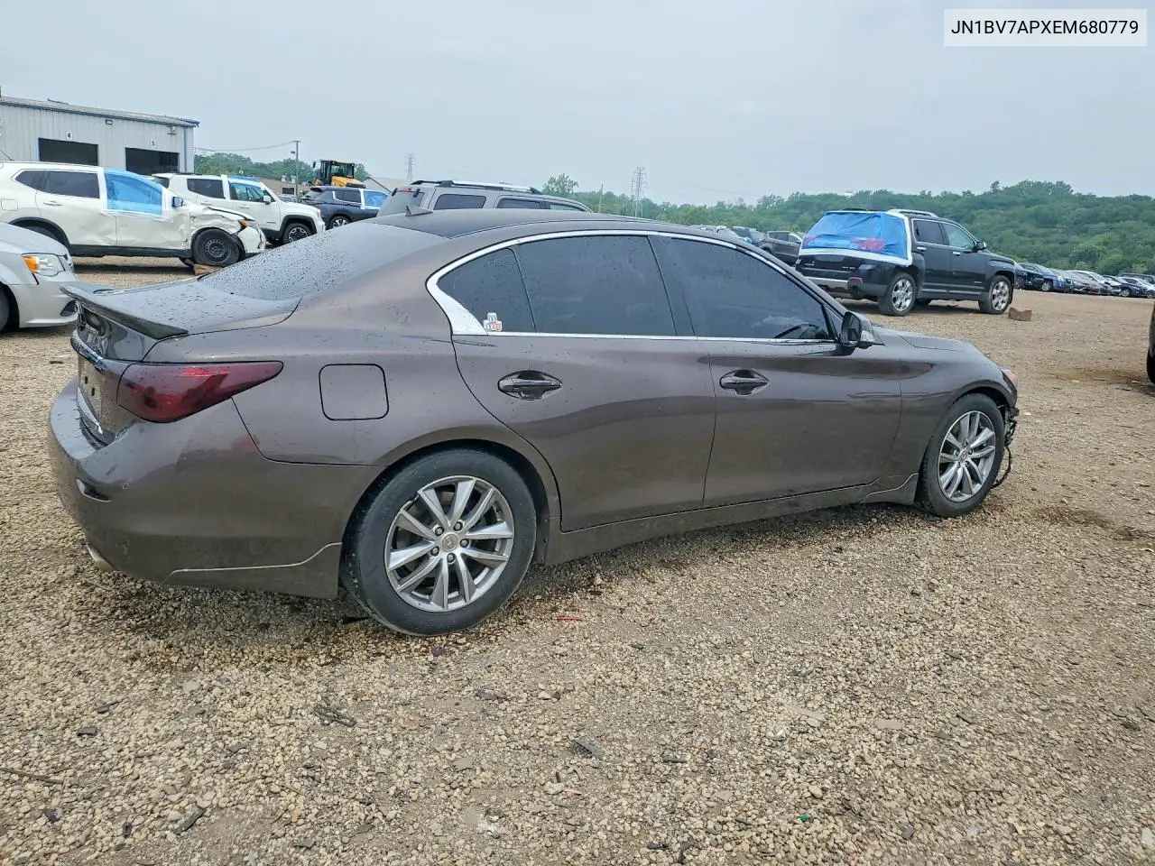 2014 Infiniti Q50 Premium VIN: JN1BV7APXEM680779 Lot: 61434556