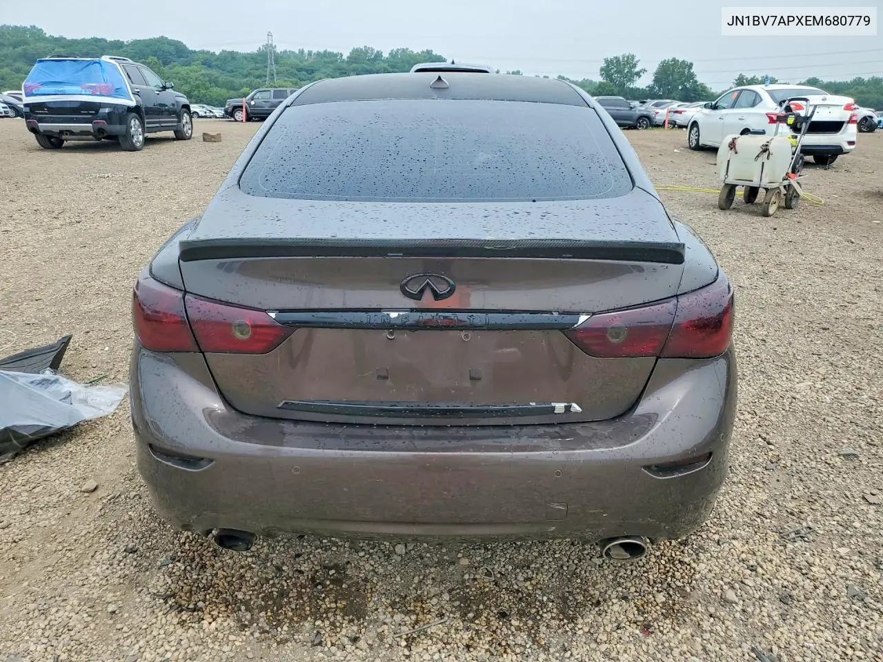 2014 Infiniti Q50 Premium VIN: JN1BV7APXEM680779 Lot: 61434556