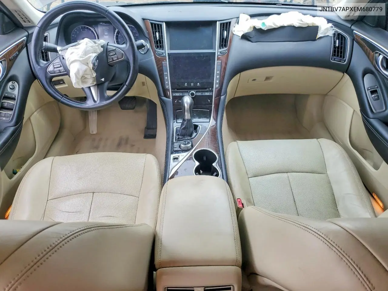 2014 Infiniti Q50 Premium VIN: JN1BV7APXEM680779 Lot: 61434556