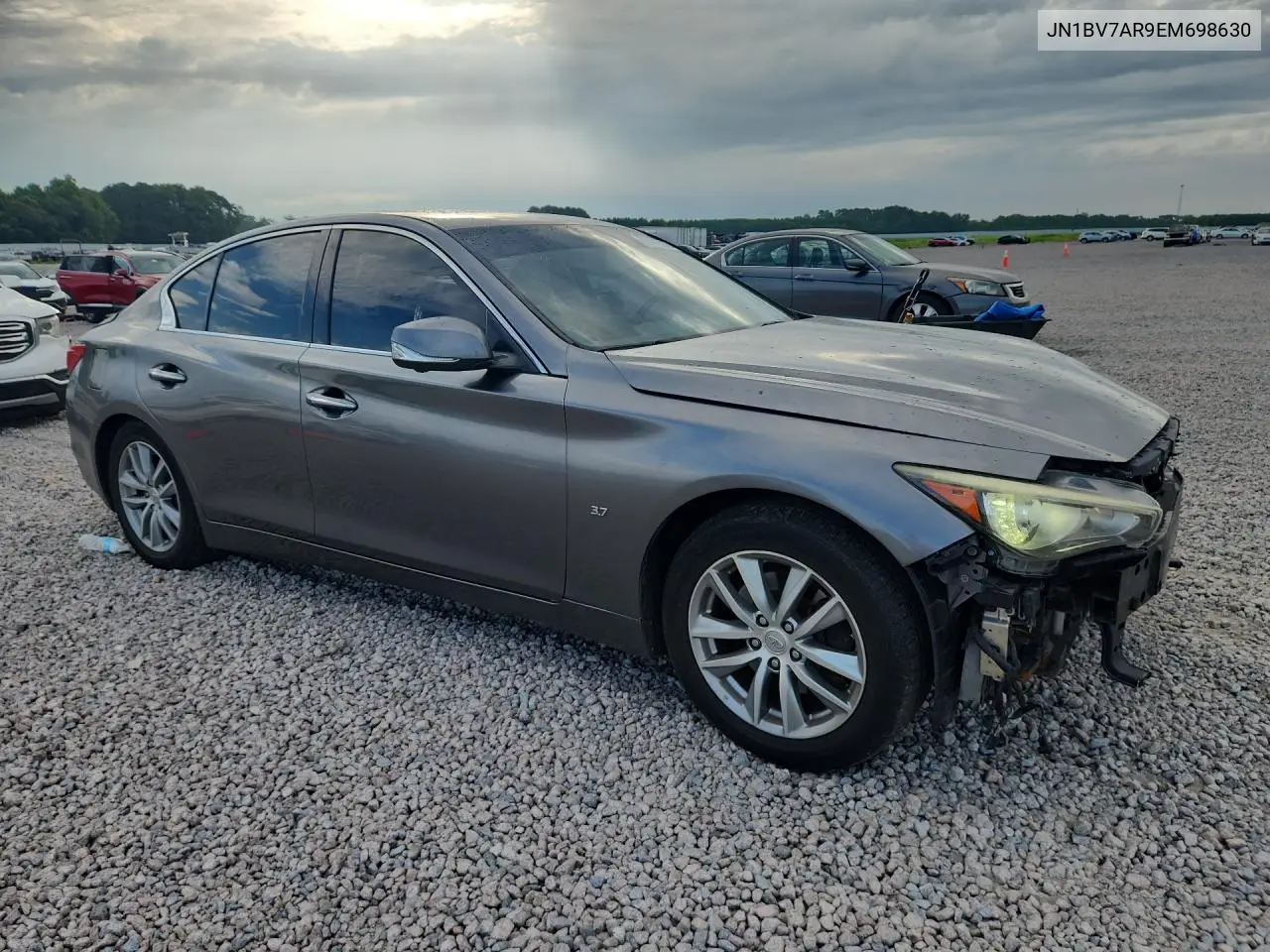 2014 Infiniti Q50 Premium VIN: JN1BV7AR9EM698630 Lot: 61475516