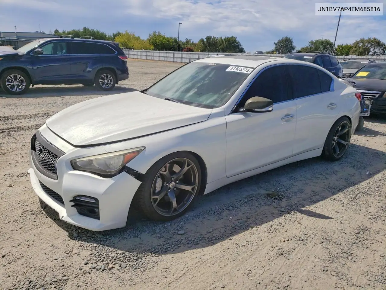2014 Infiniti Q50 Sport VIN: JN1BV7AP4EM685816 Lot: 61535276