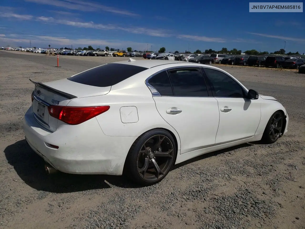 2014 Infiniti Q50 Sport VIN: JN1BV7AP4EM685816 Lot: 61535276