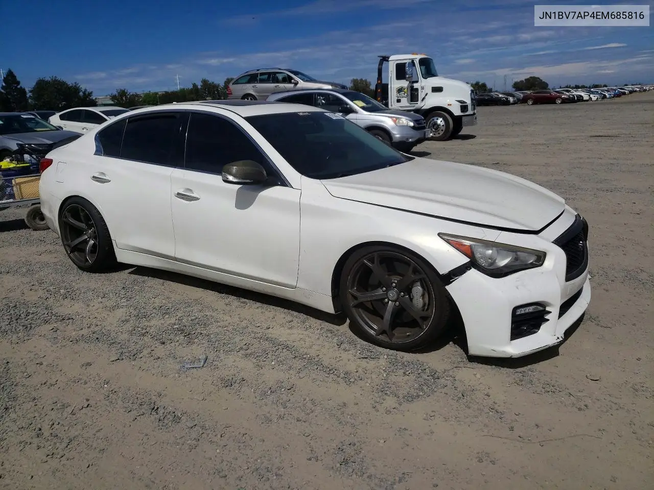 2014 Infiniti Q50 Sport VIN: JN1BV7AP4EM685816 Lot: 61535276