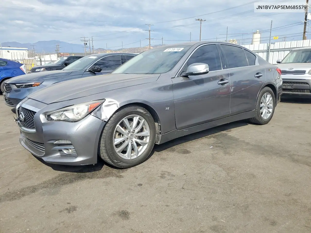 2014 Infiniti Q50 Premium VIN: JN1BV7AP5EM685579 Lot: 61706746