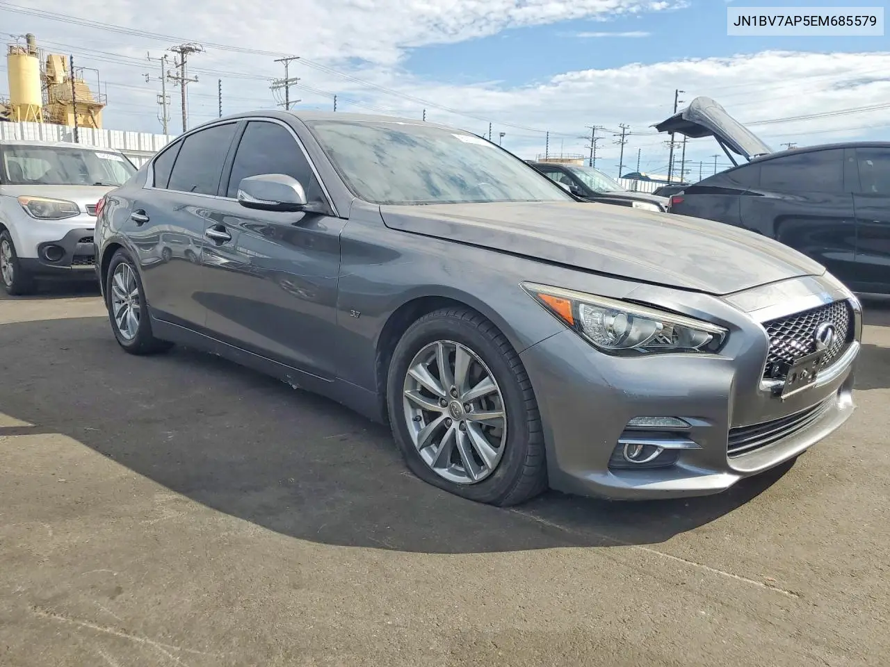 2014 Infiniti Q50 Premium VIN: JN1BV7AP5EM685579 Lot: 61706746